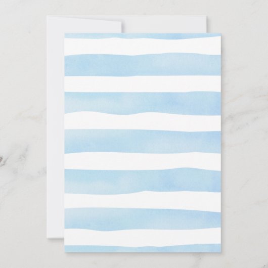 ベビーシャワーのテディベアのカードをお願い 招待状 (裏面)