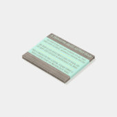 ベビーシャワーのノート ポストイット (アングル)