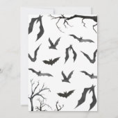 ベビーシャワーのバスケに行く 招待状 (裏面)