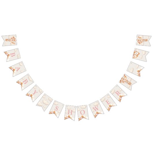 ベビーシャワーのバンティンフラッグ バンティングフラッグ (全)