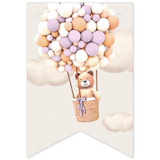 ベビーシャワーのバンティンフラッグ バンティングフラッグ (第16の旗)