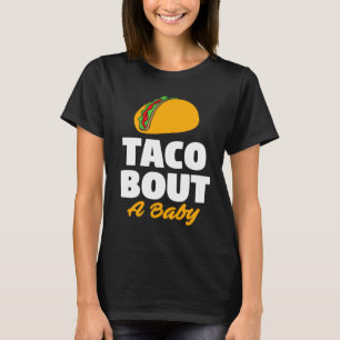 ベビーシャワーのパーティータコを性別で暴く Tシャツ