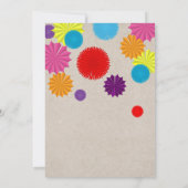 ベビーシャワーのフェスタ! メキシコテーマのシャワーの招待 招待状 (裏面)