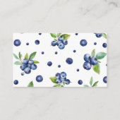 ベビーシャワーのベリースイートギフト エンクロージャーカード (裏面)