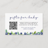 ベビーシャワーのベリースイートギフト エンクロージャーカード (正面)