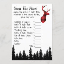 ベビーシャワーの値段を推測する