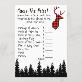 ベビーシャワーの値段を推測する 招待状