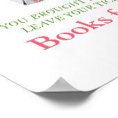 ベビーシャワーの冬のガールブックは寒い ポスター (角)