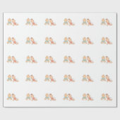 ベビーシャワーの包装紙のギフト用包装紙 ラッピングペーパー (フラット)