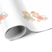 ベビーシャワーの包装紙のギフト用包装紙 ラッピングペーパー (ロールコーナー)