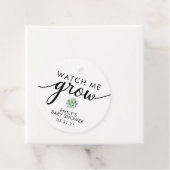 ベビーシャワーの多肉植物ギフトタグ フェイバータグ (インサイチュ)