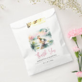 ベビーシャワーの好意バッグ水色ダック フェイバーバッグ (封をした状態)