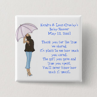 ベビーシャワーの好意 缶バッジ