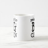 ベビーシャワーの妊娠の発表の大きいいとこのマグ コーヒーマグカップ (中央)