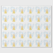 ベビーシャワーの子ども ラッピングペーパー (フラット)