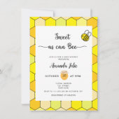 ベビーシャワーの招待に甘い 招待状 (正面)