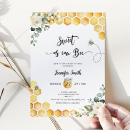 ベビーシャワーの招待に甘い 招待状