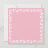 ベビーシャワーの招待状がある祖母 招待状 (裏面)