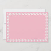 ベビーシャワーの招待状がある祖母 招待状 (裏面)