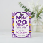 ベビーシャワーの招待状です インビテーションポストカード (スタンド正面)