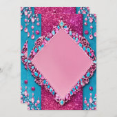 ベビーシャワーの招待状です 招待状 (正面/裏面)