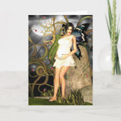 ベビーシャワーの招待状カードゴシック様式妖精 招待状 (正面)