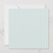 ベビーシャワーの招待状（ベビーカー付き） 招待状 (裏面)