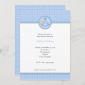 ベビーシャワーの招待状 招待状 (正面/裏面)