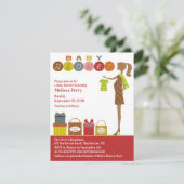 ベビーシャワーの招待状 招待状 (スタンド正面)