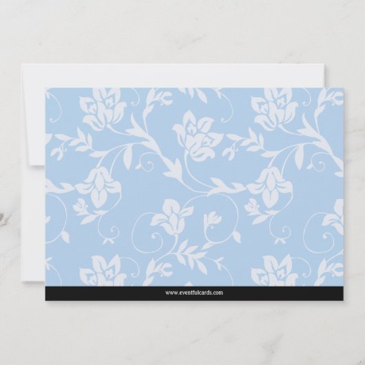 ベビーシャワーの招待状 招待状 (裏面)