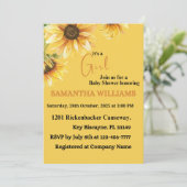 ベビーシャワーの招待状 招待状 (スタンド正面)