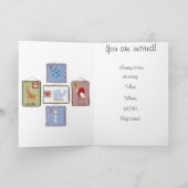 ベビーシャワーの招待状 招待状 (内部)