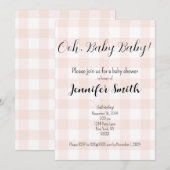 ベビーシャワーの招待状 招待状 (正面/裏面)