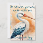 ベビーシャワーの招待状 招待状 (正面)