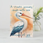 ベビーシャワーの招待状 招待状 (スタンド正面)