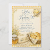 ベビーシャワーの招待状「You+Butter+Believe+It」 招待状 (正面)