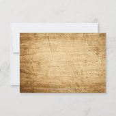 ベビーシャワーの招待|の木製のシャワー 招待状 (裏面)