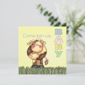 ベビーシャワーの招待 招待状 (スタンド正面)