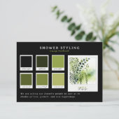 ベビーシャワーの服装 | アップルオーチャードパレット 招待状 (スタンド正面)