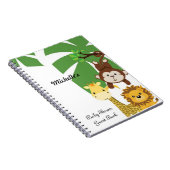 ベビーシャワーの来客名簿のノート ノートブック (右側)