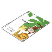 ベビーシャワーの来客名簿のノート ノートブック (左側)