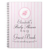 ベビーシャワーの来客名簿 ノートブック (正面)