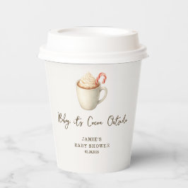 ベビーシャワーの紙コップ Baby, It's Cocoa Outside 紙コップ