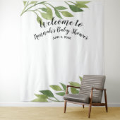 ベビーシャワーの背景、写真小道具、カスタム植物 タペストリー (インサイチュ)