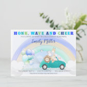 ベビーシャワーの誘いの少年によるジャングルドライブ 招待状 (スタンド正面)