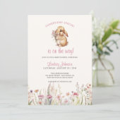 ベビーシャワーの途中に特別な物がある 招待状 (スタンド正面)