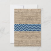 ベビーシャワーの雄鹿カード警官ありがとう 招待状 (裏面)