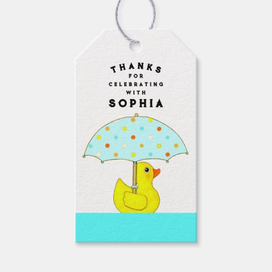 ベビーシャワーはギフトラベルを好む ギフトタグ (正面)