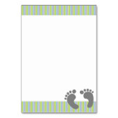 ベビーシャワーはベビーからの感謝していしています テーブルナンバー (裏面)