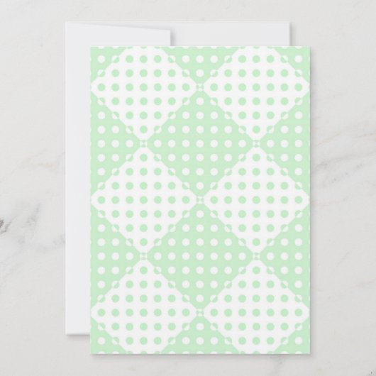 ベビーシャワーはポッドの三重項のエンドウ豆感謝していしています 招待状 (裏面)